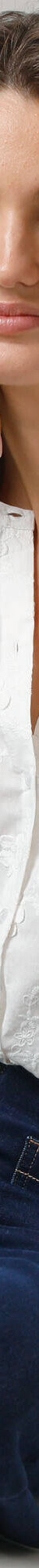 Chemisier uni broderies 3D (blanc) Chemisier uni broderies 3D (blanc)